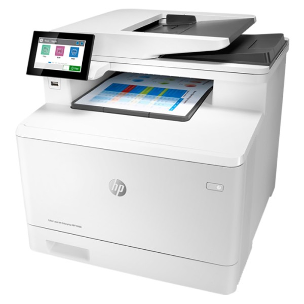 МФУ HP Color LaserJet Enterprise MFP M480f (цветная, A4, 2048Мб, 27стр/м, 600x600dpi, авт.дуплекс, 55'000стр в мес)