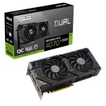 Видеокарта GeForce RTX 4070TI Super 2625МГц ASUS DUAL OC (PCI-E 4.0, GDDR6X, 256бит, 1xHDMI, 3xDP)