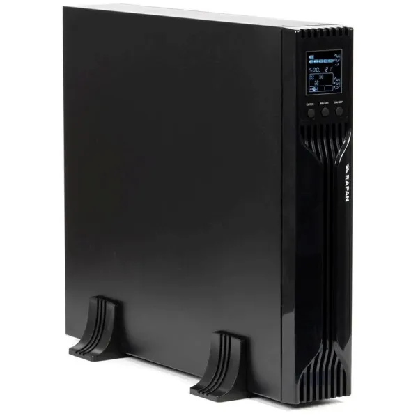 ИБП Бастион Rapan 1000-RACK-IN-2X9 (резервный, 1000ВА, 700Вт, 2xCEE 7 (евророзетка))