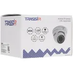 Камера видеонаблюдения Trassir TR-D4S5 v2 (IP, купольная, уличная, 4Мп, 2.8-2.8мм, 2560x1440, 25кадр/с)