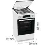Плита газовая Gorenje GGI5C23WF