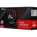 Видеокарта Radeon RX 7900XT 2075МГц 20Гб ASRock (GDDR6, 320бит, 1xHDMI, 3xDP)