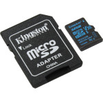 Карта памяти microSDHC 32Гб Kingston (Class 10, 100Мб/с, UHS-I U1, адаптер на SD)