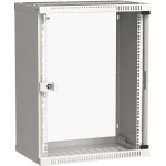 Шкаф коммутационный настенный IEK LWE3-15U66-GF (15U, 600x715x600мм, IP20, 50кг)