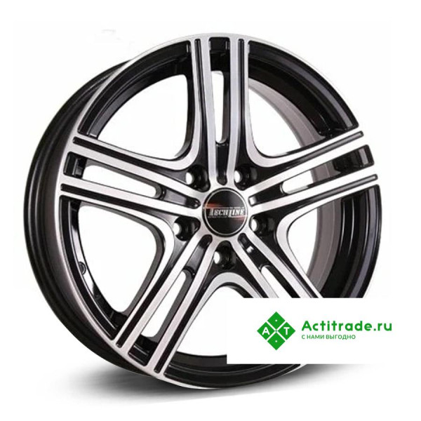 Tech Line 710 R17/7.5J PCD 5x112 ET 45 ЦО 66,6 черный с полированной лицевой поверхностью