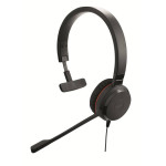 Гарнитура Jabra EVOLVE 20 MS Mono (оголовье, с проводом, накладные, USB Type-A, Skype for Business)