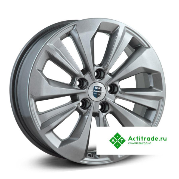 КиК Авиор R17/7J PCD 5x110 ET 35 ЦО 67,1 насыщенный антрацитовый