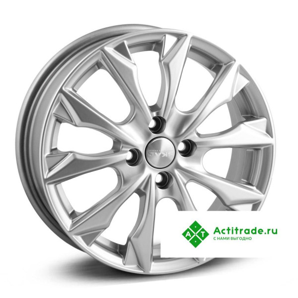 Скад Нагоя R16/6J PCD 4x100 ET 50 ЦО 60,1 насыщенный серебристый