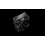 Кулер для процессора DeepCool AK400 ZERO DARK (Socket: 1150, 1151, 1151-v2, 1155, 1156, 1200, 1700, AM4, алюминий+медь, 29дБ, 4-pin PWM)