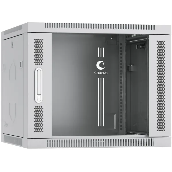 Шкаф коммутационный настенный Cabeus SH-05F-9U60/60 (9U, 600x501x600мм, IP20, 60кг)