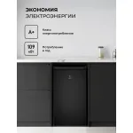 Холодильник Lex LSD100BL (A+, 1-камерный, черный)