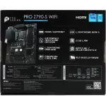 Материнская плата MSI PRO Z790-S WIFI (LGA1700, Intel Z790, 4xDDR5, ATX, RAID SATA: 0,1,15,5)