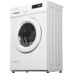 Стиральная машина Hyundai WME6004(фронтальная узкая, класс стирки/отжима/э.потребления: A/C/A+++ , макс: 6кг, 1000 об/мин, инвертер, защита: частичная, 59.5x85x39см, белый)