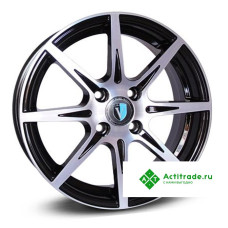 Venti 1508 R15/5.5J PCD 4x100 ET 45 ЦО 60,1 черный с полированной лицевой поверхностью