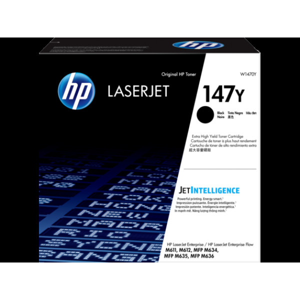 Картридж HP 147YC (черный; 42000стр; LaserJet M610dn)