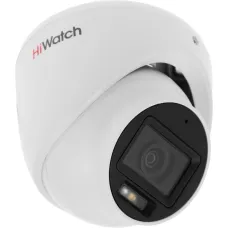 Камера видеонаблюдения HiWatch DS-T203A(B) (2.8MM) (аналоговая, купольная, уличная, 2Мп, 2.8-2.8мм, 1920x1080, 25кадр/с) [DS-T203A(B) (2.8mm)]