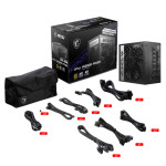 Блок питания MSI MPG A1000G PCIE5 (ATX, 1000Вт, ATX, GOLD)