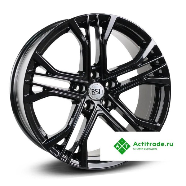 RST R029 R19/8.5J PCD 5x120 ET 30 ЦО 66,1 черный глянцевый