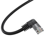 Greenconnect GCR-53143 (RJ45(m), RJ45(m), внутренний, 0,5м, 5E, 4пары, U/UTP, чёрный)