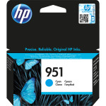 Чернильный картридж HP 951 (голубой; 700стр; OJ Pro 8610, 8620)