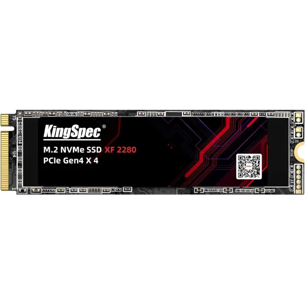 Жесткий диск SSD 1Тб KingSpec (2280, 4900/4600 Мб/с, PCIe 4.0 x4 (NVMe), для ноутбука и настольного компьютера)