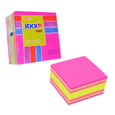 Блок самоклеящийся Hopax 21536 (бумага, 76x76мм, 400листов, 70г/м2, 4цветов)