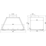 Вытяжка Elikor Flat 52П-650-К3Д