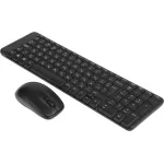Клавиатура и мышь Logitech Wireless Combo MK220 Black USB (классическая мембранная, 101кл, светодиодная, кнопок 2, 1000dpi)