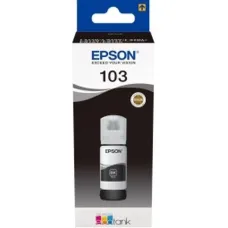 Чернильный картридж Epson 103BK (черный; 65стр; L3100, 3110, 3150) [C13T00S14A]