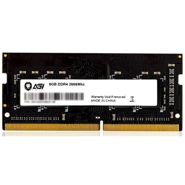 Память SO-DIMM DDR4 8Гб 2666МГц AGI (21300Мб/с, 260-pin)