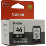 Картридж Canon PG-46 (черный; 15стр; 15мл; Pixma E404, E464)