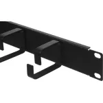 Кабельный органайзер LANMASTER TWT-ORG1U-5V (односторонний, кольца, 1U, 19