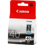 Картридж Canon PG-40BK (черный; 400стр; FAX-JX200, FAX-JX500; PIXMA IP1200, IP1700, IP2200, IP6210, MP140, MP150, MP160, MP170, MP180, MP190, MP210, MP220, MP450, MP460, MP470, MX300, MX310, iP1300, iP1600, iP1800, iP1900, iP2500, iP2600, iP6220, iP6310)