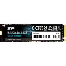 Жесткий диск SSD 2Тб Silicon Power (2280, 2200/1600 Мб/с) [SP002TBP34A60M28]