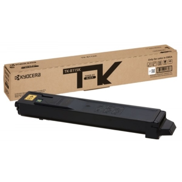 Тонер-картридж Kyocera TK-8115K (оригинальный номер: TK-8115K; черный; 12000стр; M8124cidn, M8130cidn)