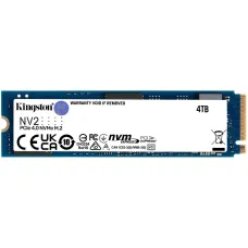 Жесткий диск SSD 4Тб Kingston (2280, 3500/2800 Мб/с, PCI-E, для ноутбука и настольного компьютера) [SNV2S/4000G]