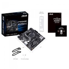 Материнская плата ASUS PRIME A520M-K (AM4, AMD A520, 2xDDR4 DIMM, microATX, RAID SATA: 0,1,10) [PRIME A520M-K]