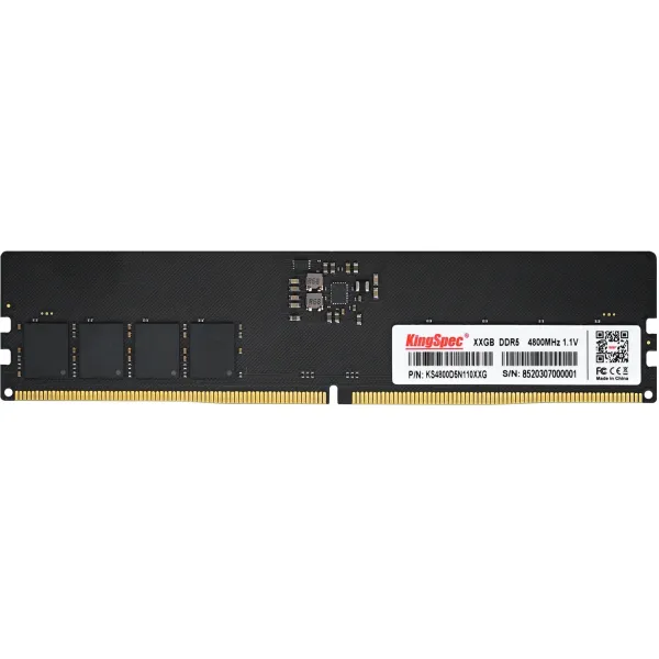 Память DIMM DDR5 8Гб 5600МГц KingSpec (44800Мб/с, CL40, 288-pin)