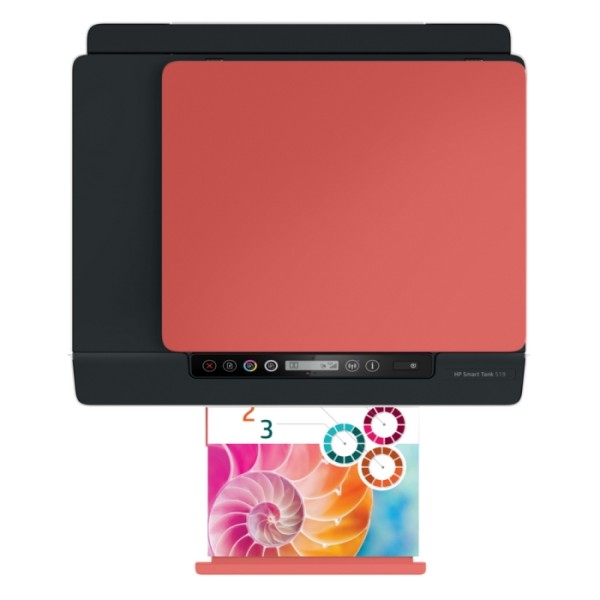 МФУ HP Smart Tank 519 Wireless (струйная, цветная, A4, 256Мб, 22стр/м, 600x600dpi, 800стр в мес, Wi-Fi)