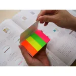 Индексы Hopax 21205 (бумага, 20x50мм, 4цветов, 50закладок каждого цвета)