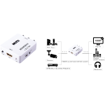 Конвертер Greenconnect (HDMI (f), 3 x RCA (f))