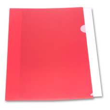 Папка-уголок Бюрократ E310N/1RED (A4, пластик, непрозрачный, толщина пластика 0,18мм, красный) [E310N/1RED]