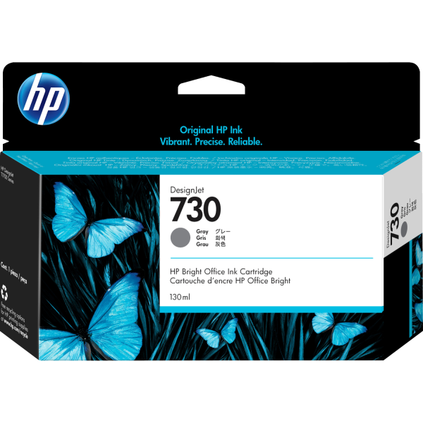HP 730 (серый; 130стр; 130мл; DJ T1700)