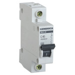 Авт. выкл. IEK 1P 40A х-ка C 4,5kA