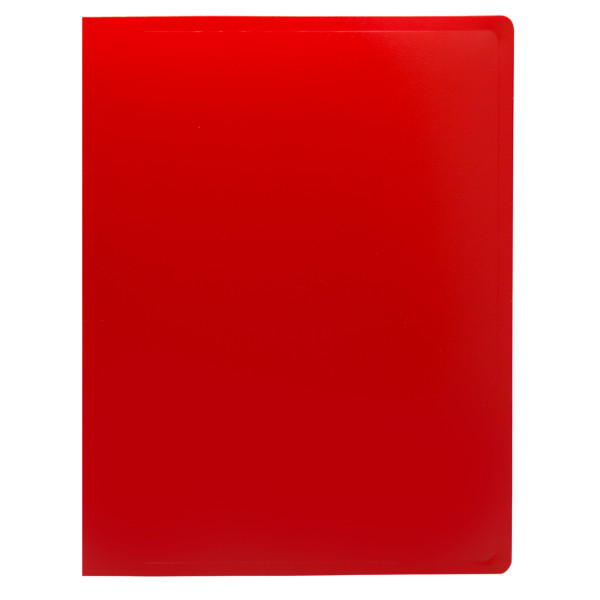 Папка на кольцах Buro ECB0420/2RRED (количество колец 2, форма колец О-образные, A4, пластик, толщина пластика 0,5мм, красный)