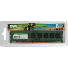 Память DIMM DDR3 8Гб 1600МГц Silicon Power (12800Мб/с, CL11, 240-pin, 1.5 В) [SP008GBLTU160N02]