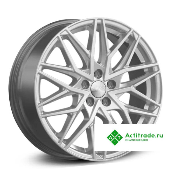 Скад Азимут R17/7J PCD 5x100 ET 45 ЦО 67,1 насыщенный серебристый