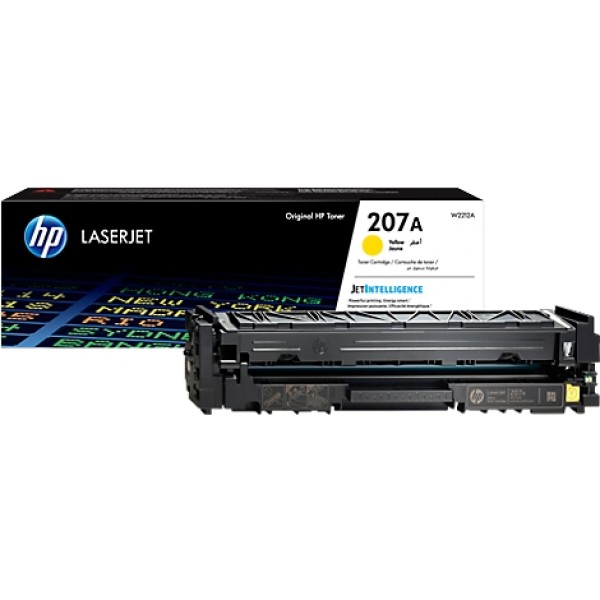 Тонер-картридж HP 207A (желтый; 1250стр; M255, MFP M282, M283)