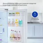 Холодильник полновстраиваемый Hyundai CC4023F (No Frost, A+, 2-камерный, объем 241:182/59л, 54x177x55см)
