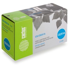Тонер-картридж Cactus CS-CE251A (голубой; 7000стр; CLJ CP3525, CM3530) [CS-CE251A]